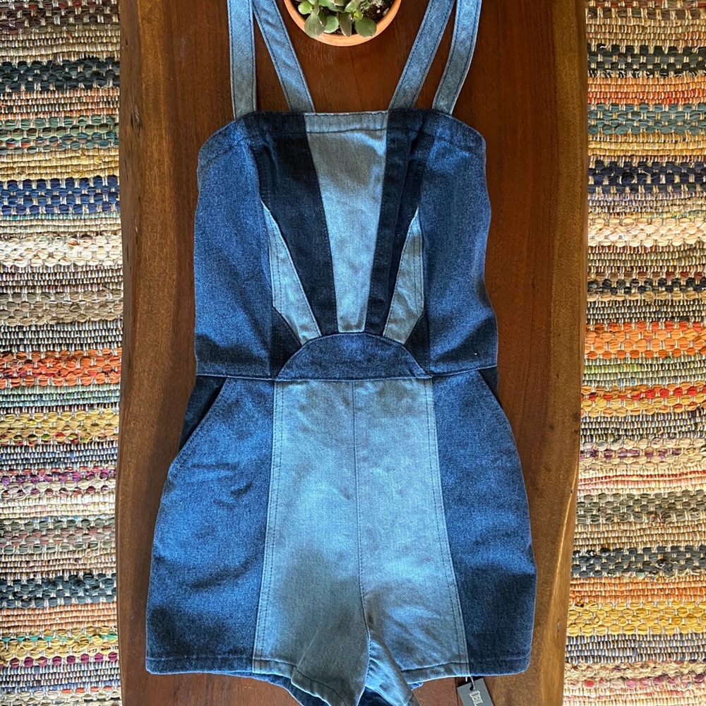 NWT ASOS Denim Romper